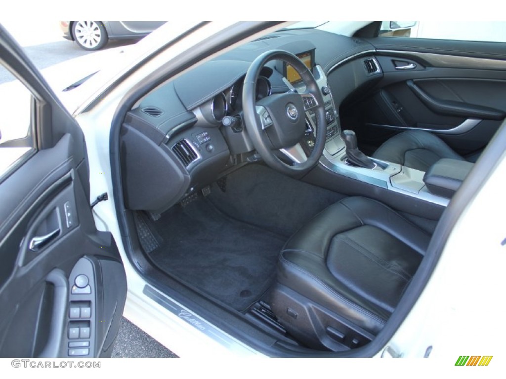 Ebony Interior 2008 Cadillac CTS Sedan Photo #53603670