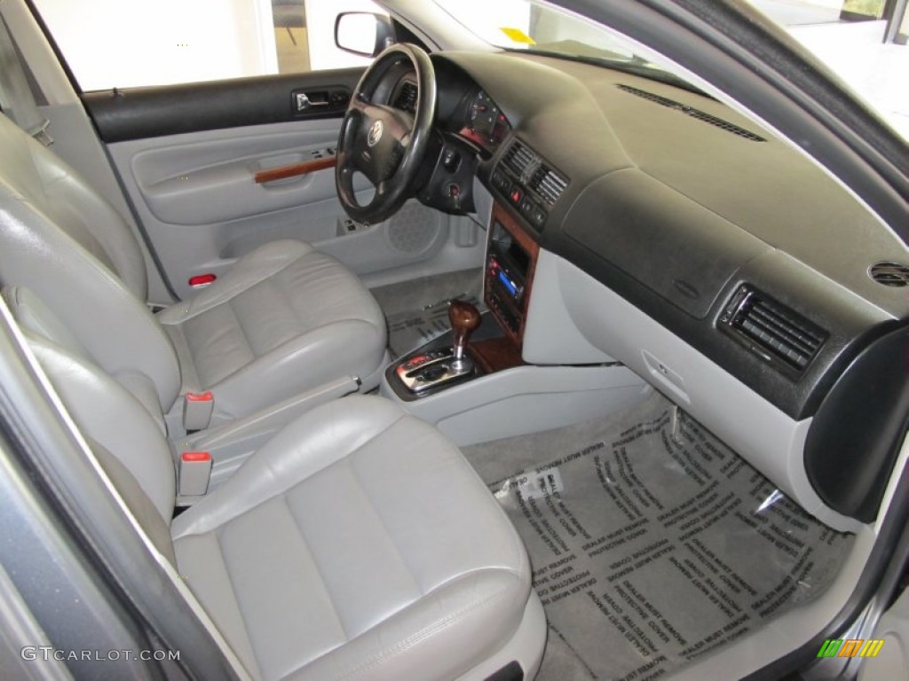 2003 Jetta GLX Sedan - Platinum Grey Metallic / Grey photo #9