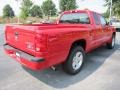 2011 Flame Red Dodge Dakota Big Horn Extended Cab  photo #3