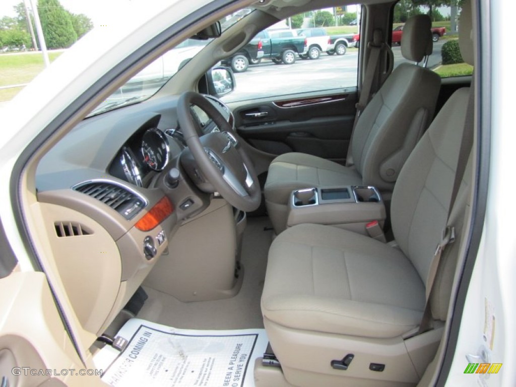 Dark Frost Beige/Medium Frost Beige Interior 2012 Chrysler Town & Country Touring Photo #53605074
