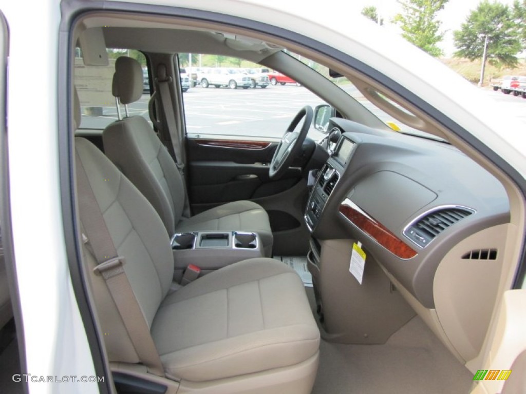 Dark Frost Beige/Medium Frost Beige Interior 2012 Chrysler Town & Country Touring Photo #53605116