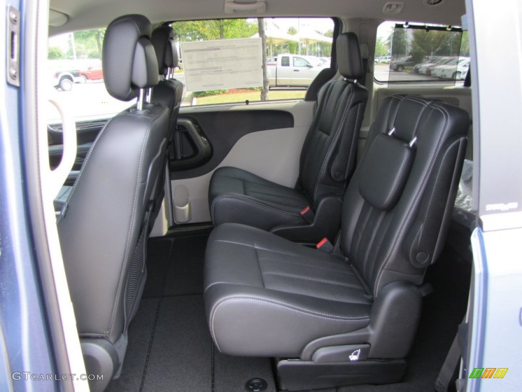 Black Light Graystone Interior 2012 Chrysler Town Country