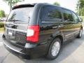 2012 Brilliant Black Crystal Pearl Chrysler Town & Country Touring - L  photo #3