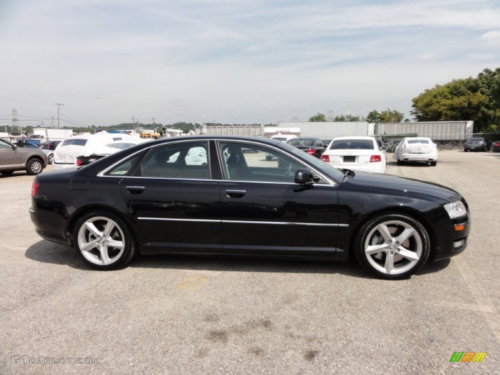 Phantom Black Pearl Effect 2009 Audi A8 4.2 quattro Exterior Photo #53606404