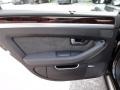 2009 Audi A8 Black Valcona Leather Interior Door Panel Photo