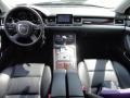 Black Valcona Leather Dashboard Photo for 2009 Audi A8 #53606712