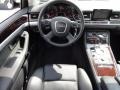 2009 Audi A8 Black Valcona Leather Interior Dashboard Photo