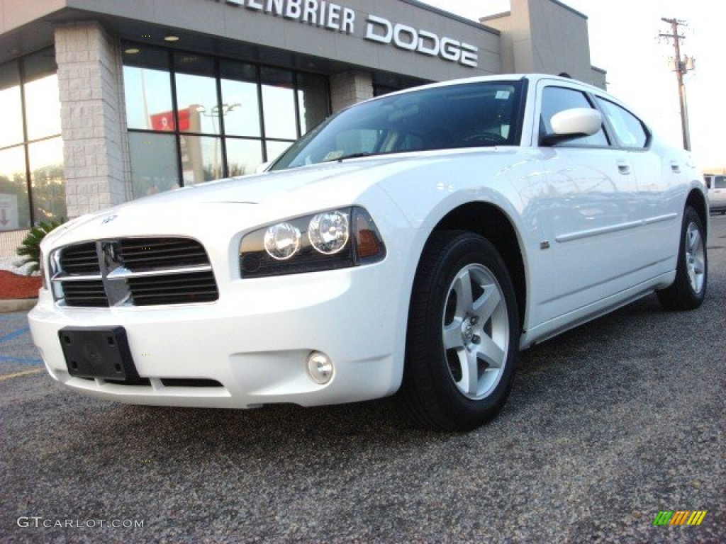 Stone White Dodge Charger