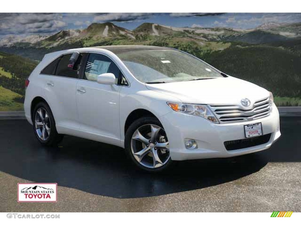 2011 Venza V6 AWD - Blizzard Pearl White / Ivory photo #1