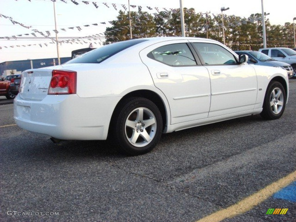 2010 Charger SXT - Stone White / Dark Slate Gray photo #4
