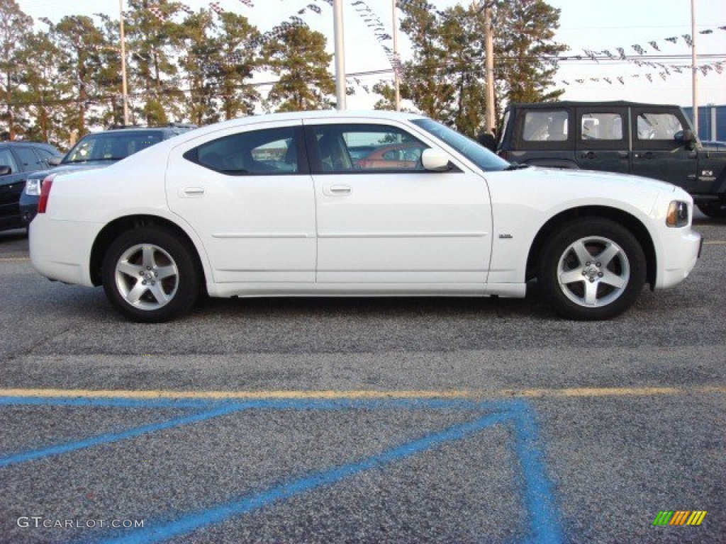 2010 Charger SXT - Stone White / Dark Slate Gray photo #5