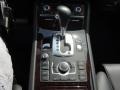 2009 Audi A8 Black Valcona Leather Interior Transmission Photo