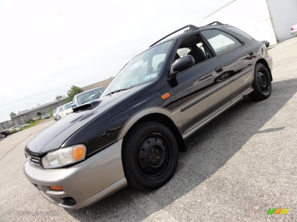 1999 Impreza Outback Sport - Black Pearl Metallic / Gray photo #2