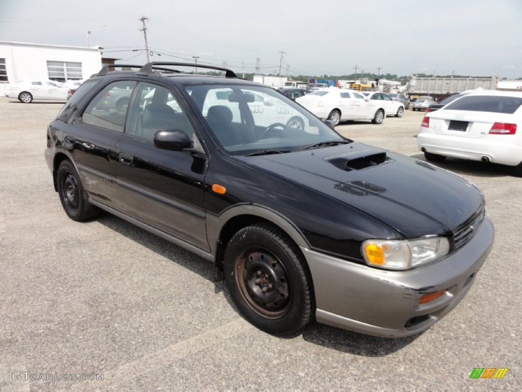1999 Impreza Outback Sport - Black Pearl Metallic / Gray photo #4