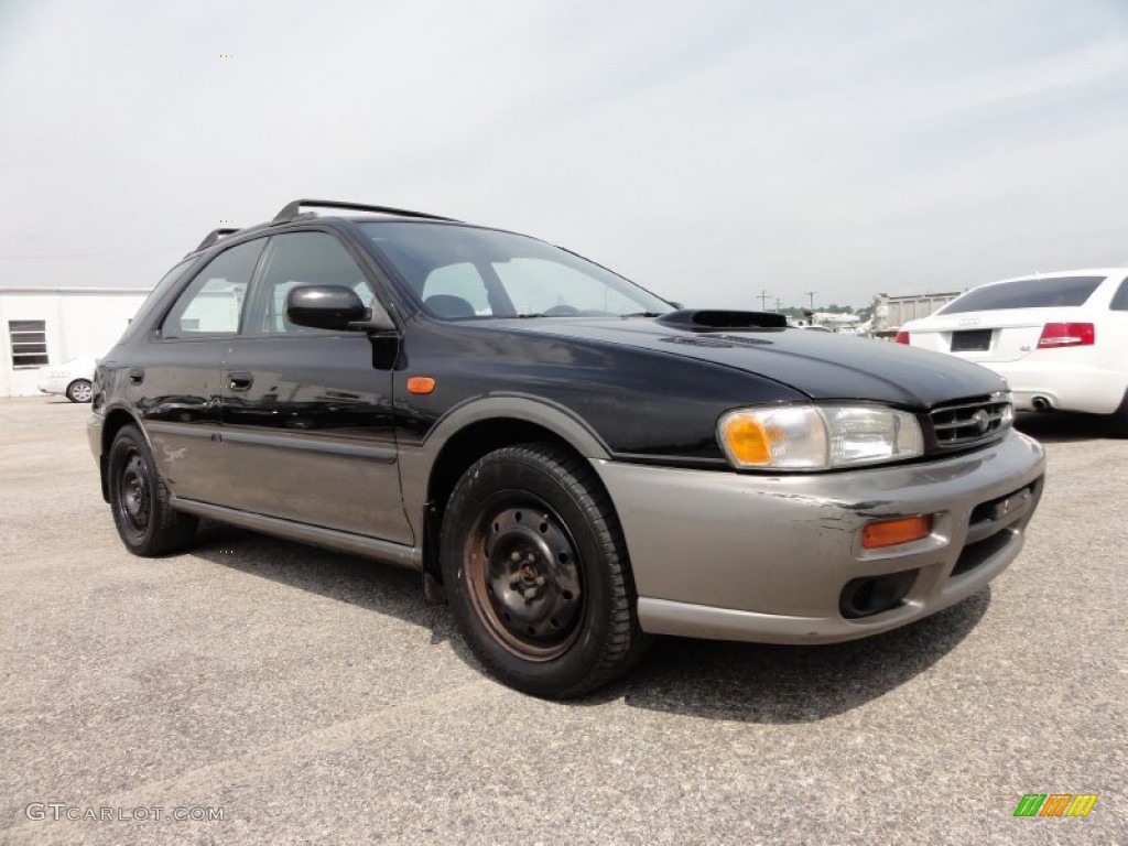 1999 Impreza Outback Sport - Black Pearl Metallic / Gray photo #6