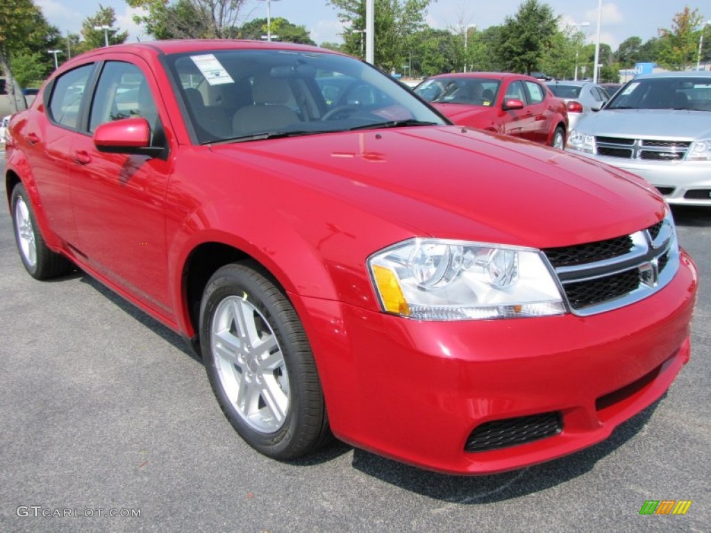 Redline 2-Coat Pearl 2012 Dodge Avenger SXT Exterior Photo #53607144