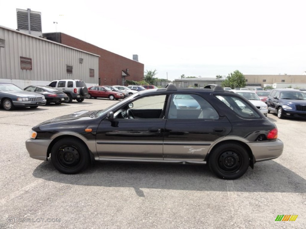 1999 Impreza Outback Sport - Black Pearl Metallic / Gray photo #12