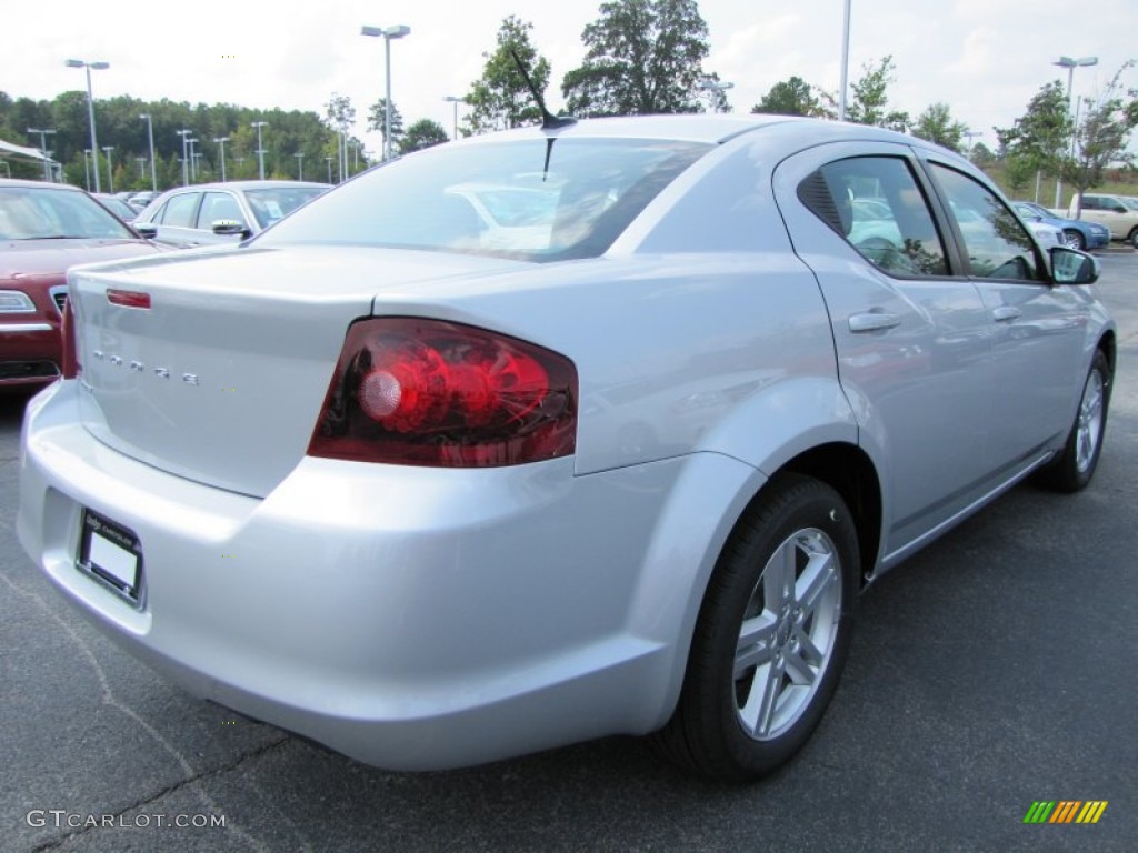 Bright Silver Metallic 2012 Dodge Avenger SXT Exterior Photo #53607318