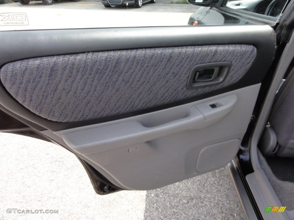 1999 Subaru Impreza Outback Sport Gray Door Panel Photo #53607405