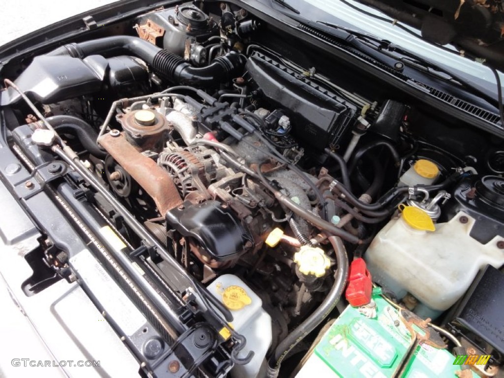 1999 Impreza Outback Sport - Black Pearl Metallic / Gray photo #43