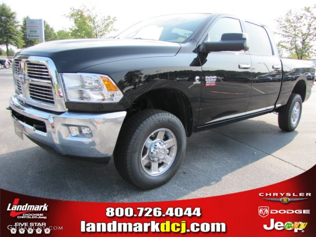 2012 Ram 2500 HD Big Horn Crew Cab 4x4 - Black / Dark Slate/Medium Graystone photo #1