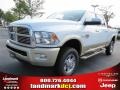 2012 Bright White Dodge Ram 2500 HD Laramie Longhorn Crew Cab 4x4  photo #1