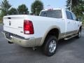 2012 Bright White Dodge Ram 2500 HD Laramie Longhorn Crew Cab 4x4  photo #3