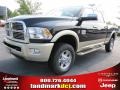 2012 Black Dodge Ram 2500 HD Laramie Longhorn Crew Cab 4x4  photo #1