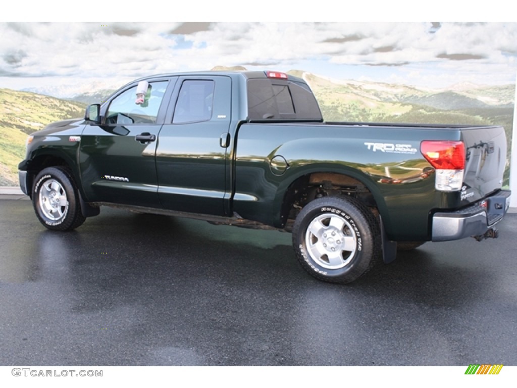 2010 Tundra TRD Double Cab 4x4 - Spruce Green Mica / Graphite Gray photo #2