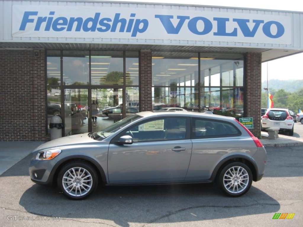 2012 C30 T5 - Chameleon Blue Metallic / Off Black photo #1