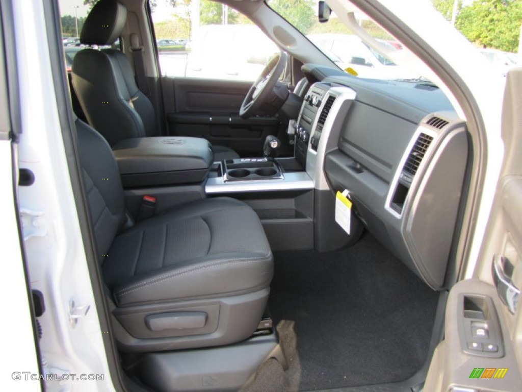 2012 Ram 1500 Sport Quad Cab - Bright White / Dark Slate Gray photo #9