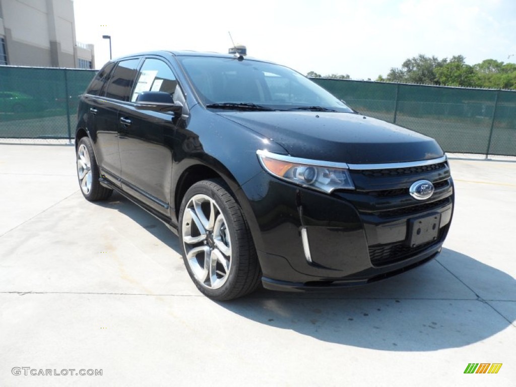 2012 Edge Sport - Black / Charcoal Black/Silver Smoke Metallic photo #1