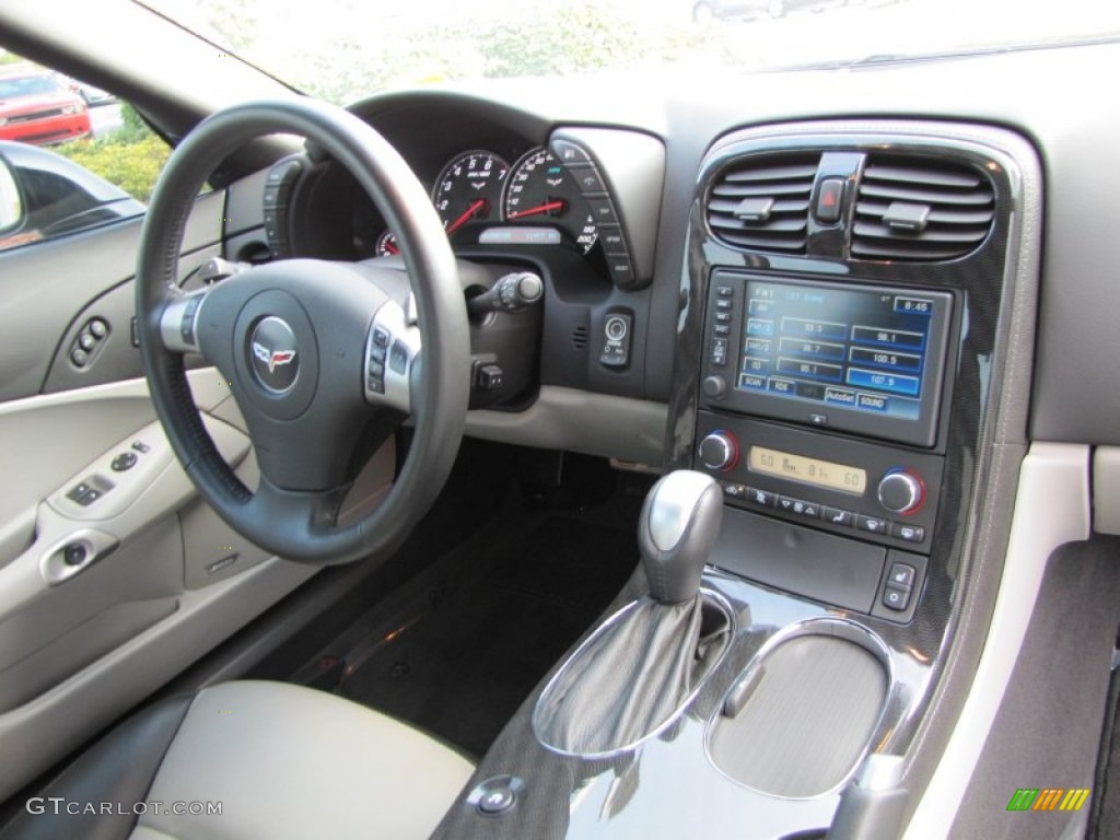 2010 Chevrolet Corvette Grand Sport Coupe Titanium Gray Dashboard Photo #53609946