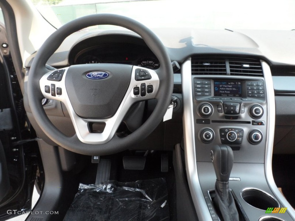 2012 Ford Edge SE Charcoal Black Dashboard Photo #53610299