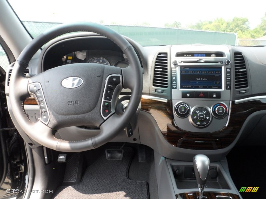 2012 Hyundai Santa Fe SE V6 Gray Dashboard Photo #53611891