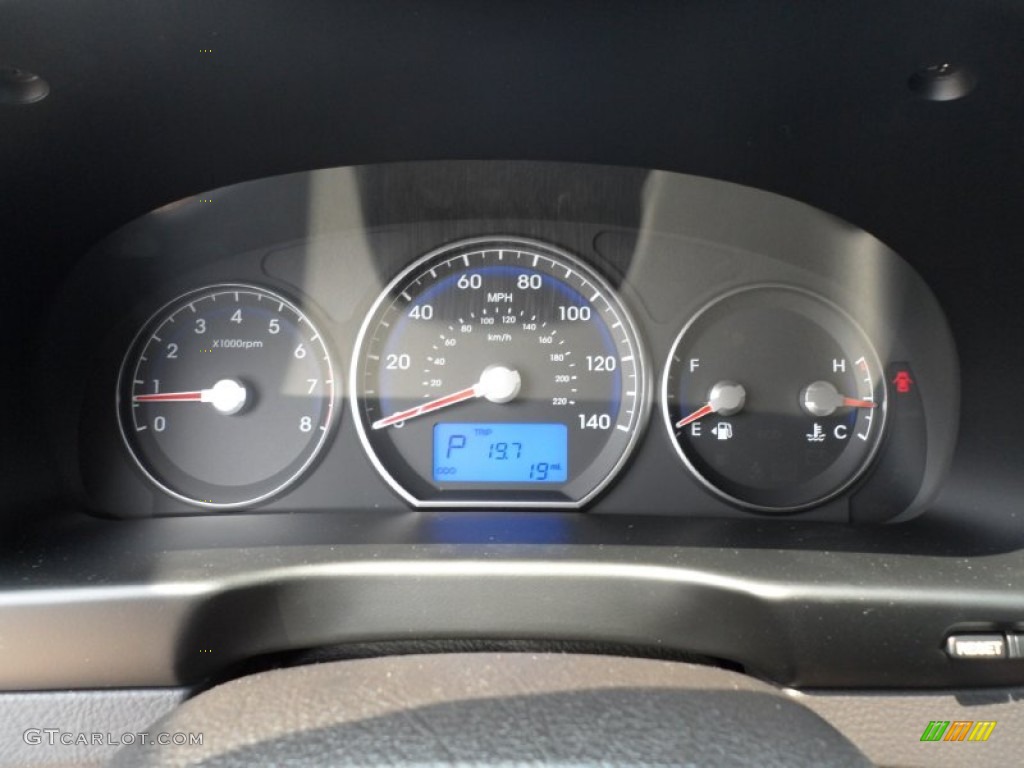 2012 Hyundai Santa Fe SE V6 Gauges Photo #53611956