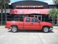 2005 Victory Red Chevrolet Silverado 1500 LS Extended Cab  photo #1