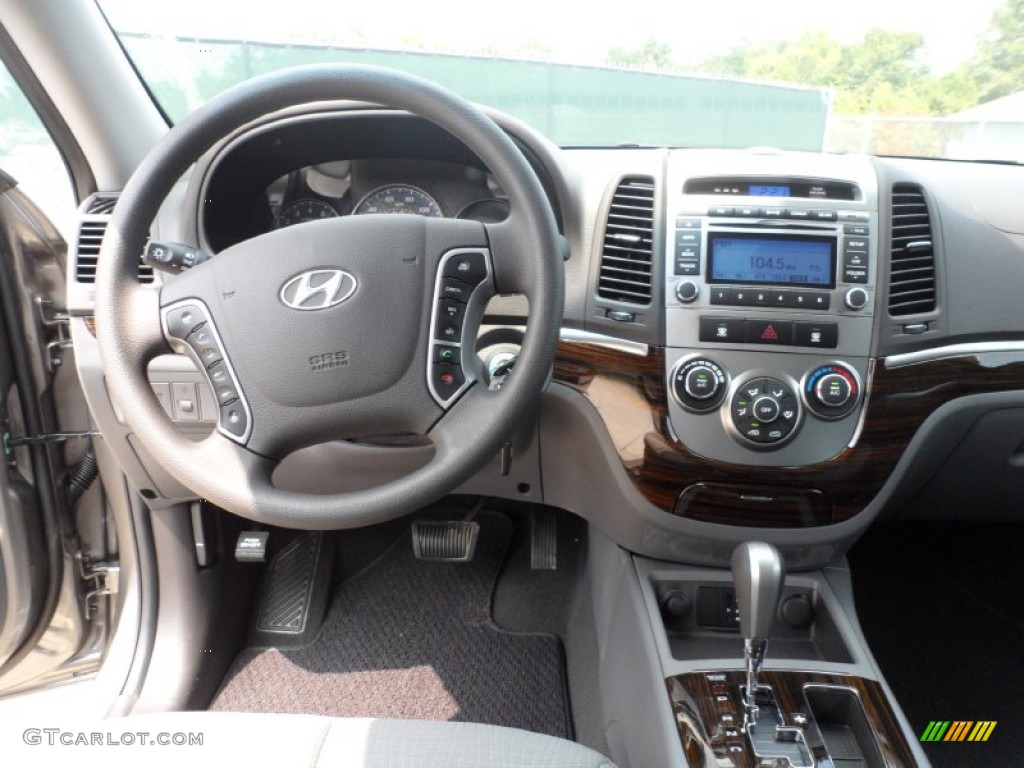 2012 Hyundai Santa Fe GLS Gray Dashboard Photo #53612397