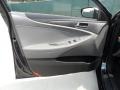 Gray 2012 Hyundai Sonata SE Door Panel