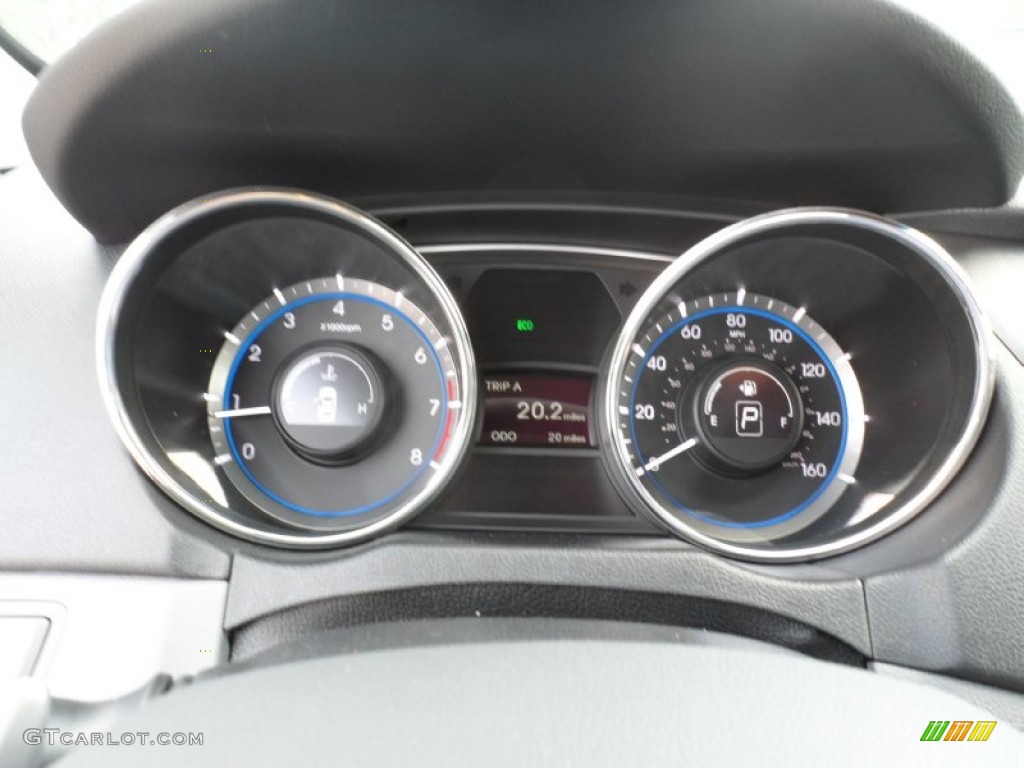 2012 Hyundai Sonata SE Gauges Photo #53612949