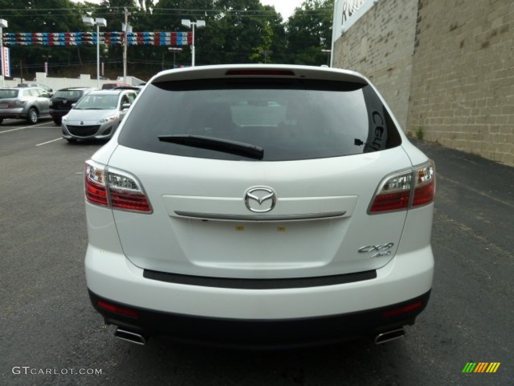 2011 CX-9 Touring AWD - Crystal White Pearl Mica / Sand photo #3