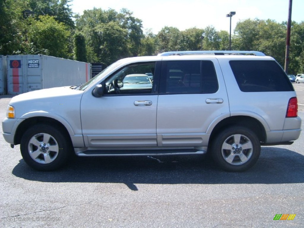 2004 Explorer Limited 4x4 - Silver Birch Metallic / Midnight Grey photo #9