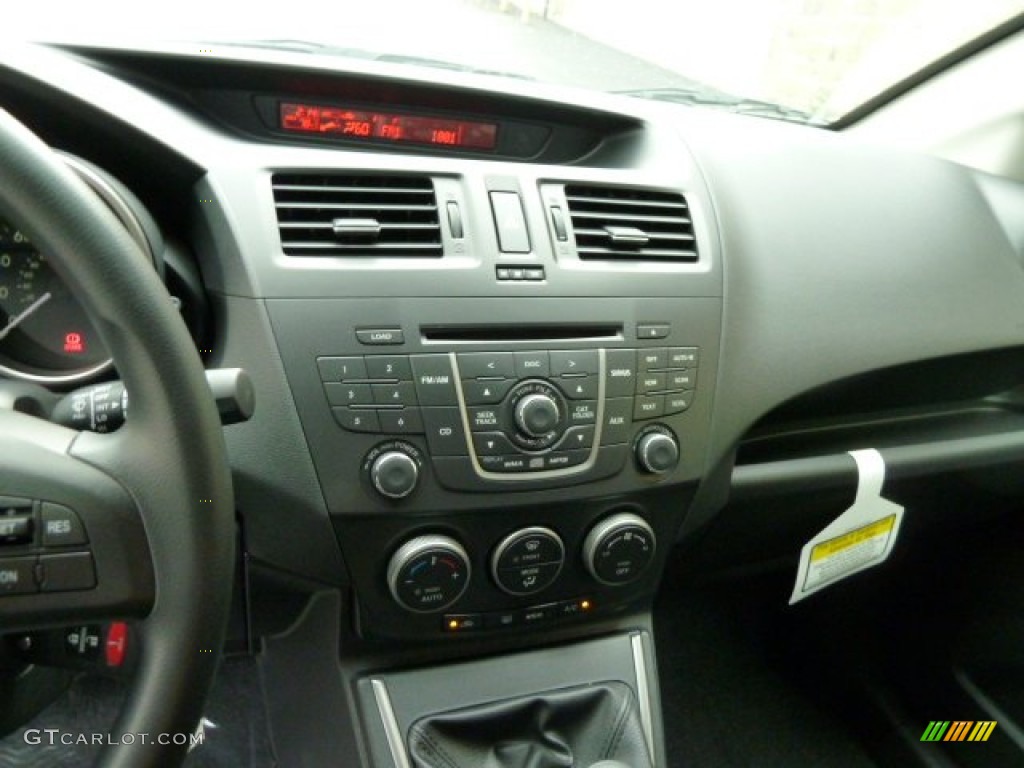 2012 MAZDA5 Sport - Liquid Silver Metallic / Black photo #9