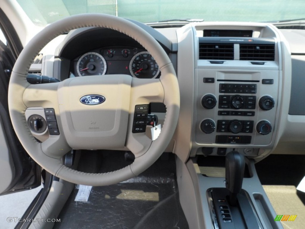 2012 Ford Escape XLT V6 Stone Dashboard Photo #53613937