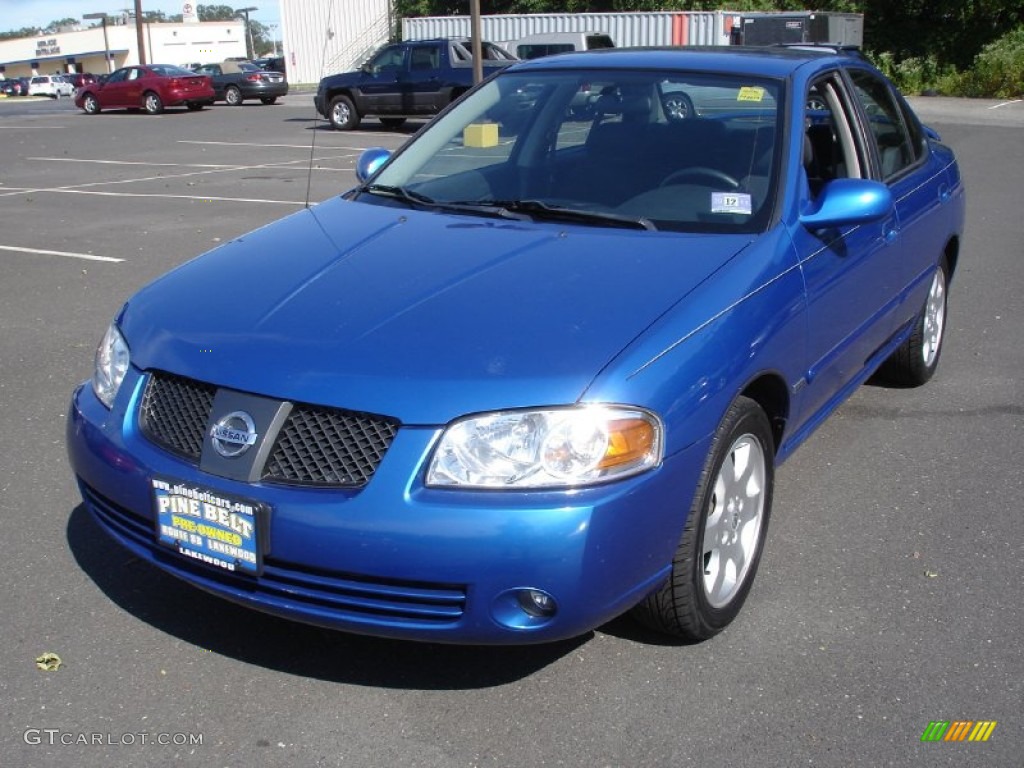 2006 Sentra 1.8 S Special Edition - Sapphire Blue Metallic / Charcoal photo #1