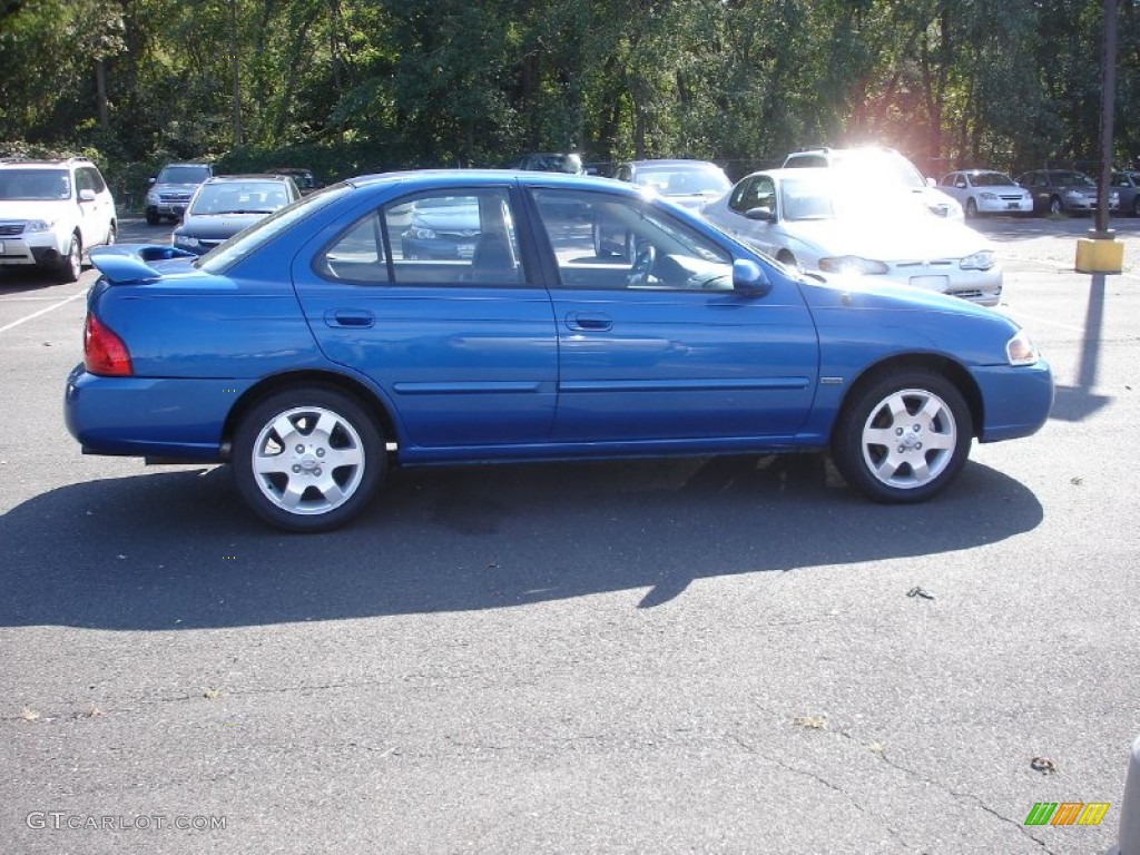 2006 Sentra 1.8 S Special Edition - Sapphire Blue Metallic / Charcoal photo #7
