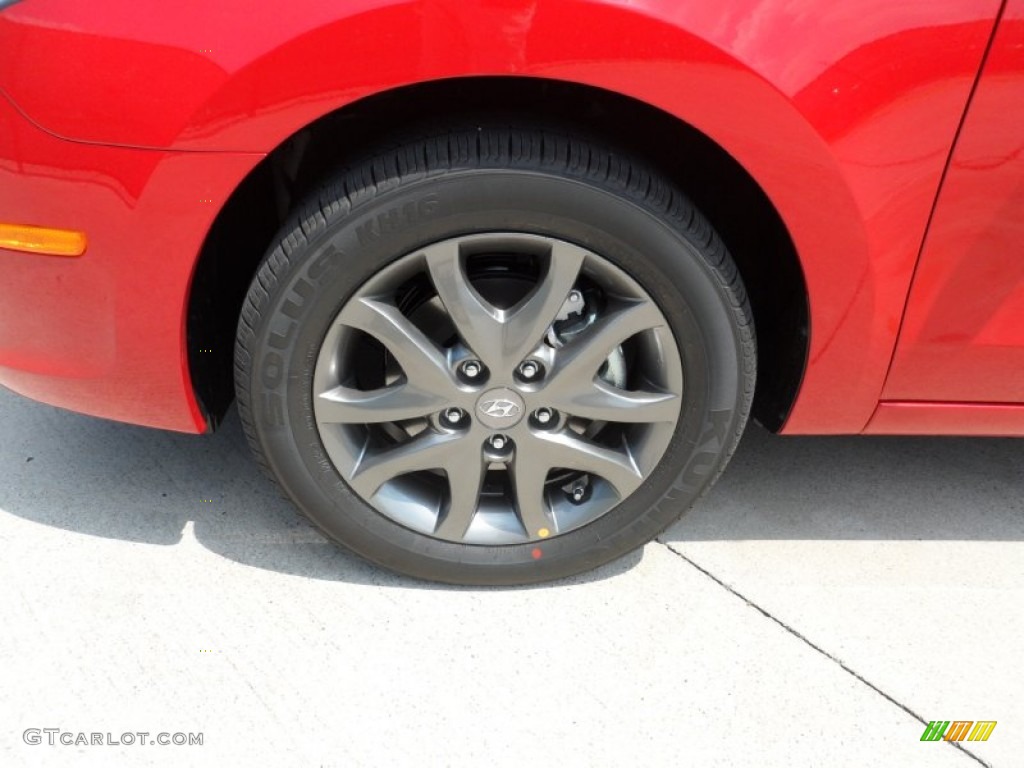 2012 Elantra GLS Touring - Chilipepper Red / Beige photo #12