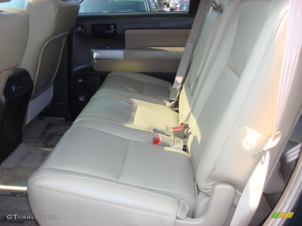 2008 Sequoia SR5 - Timberland Green Mica / Sand Beige photo #9