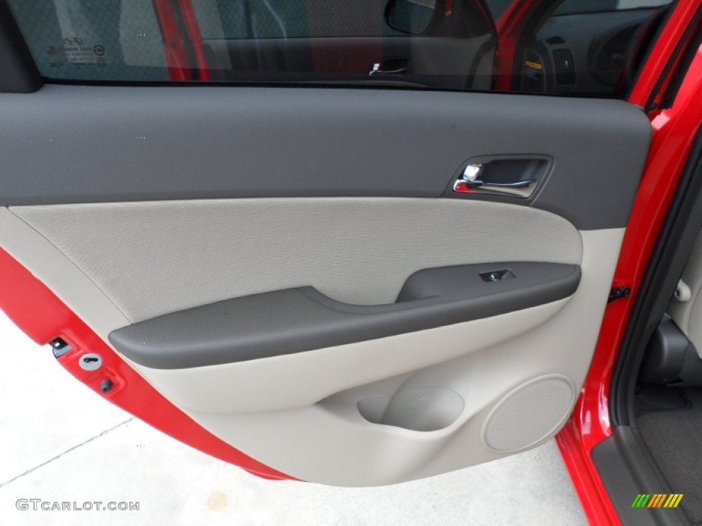 2012 Hyundai Elantra GLS Touring Beige Door Panel Photo #53615338
