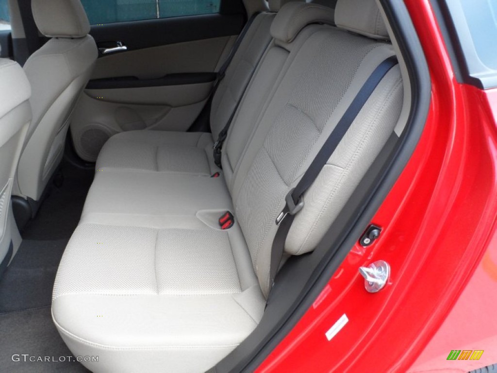 2012 Elantra GLS Touring - Chilipepper Red / Beige photo #24